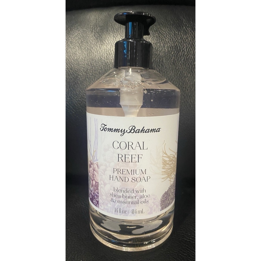 TOMMY BAHAMA CORAL REEF Premium Hand Soap Shea Butter Essential Oils 14fl.oz